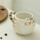 Axyaa Cute Cat Ceramic Mug 380ml - Milk Coffee Water Cup