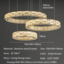 Axyaa Crystal Chandelier: Elegant Round Lamp for Luxurious Living, Dining, and Bedroom