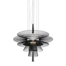 Axyaa Hollow Flying Saucer Chandelier for Modern Restaurant, Designer, Creative, Simple, and Elegant.