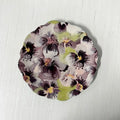 Axyaa Floral Ceramic Coffee Cups Irregular Plates Set Milk Tea Dessert Mugs Plates