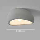 Axyaa Wabi Sabi Grey Ceiling Light: Nordic Design for Living Room & Commercial Spaces