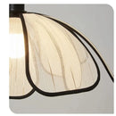 Axyaa Vintage Rattan Chandelier Light for Dining Room Bedroom