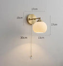 Axyaa Ceramic Wall Lamp with Knob Switch - Home Lighting