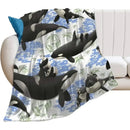 Axyaa Killer Whale Orca Ultra Soft Throw Blanket for Home Bed Couch