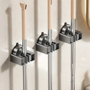 Axyaa Wall-Mounted Mop Rack Hook for Bathroom and Kitchen Storage