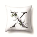 Axyaa Alphabet Cushion Cover - Kids Room Decor Throw Pillow Case