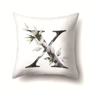 Axyaa Alphabet Cushion Cover - Kids Room Decor Throw Pillow Case