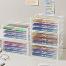 Axyaa Acrylic Pen Storage Box Large Capacity Organizer for School & Office