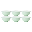 Axyaa Light Green Plastic Bowl Set with Lid for Kitchen, RV, Camping & Work