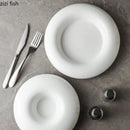 Axyaa Round Ceramic Pasta Ramen Bowls Set for Dining and Serving