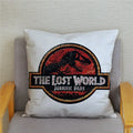 Axyaa Jurassic Park Dinosaur Print Pillow Cover - Super Soft Home Decor Case