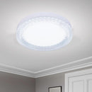 Axyaa Ultra Thin Round Crystal Ceiling Lamp - Cool White Light