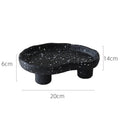 Axyaa Irregular Resin Storage Tray Tea Cake Jewelry Coffee Table Tray