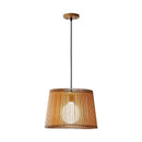 Axyaa Bamboo Chandelier: Nordic Style Ceiling Light for Home Decor