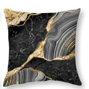 Axyaa Luxe Marble Pattern Pillow Covers for Sofa Bedroom Car.