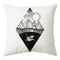 Axyaa Halloween Ghost Skull Pumpkin Decorative Pillow Cover 45X45CM