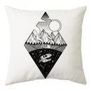 Axyaa Halloween Ghost Skull Pumpkin Decorative Pillow Cover 45X45CM