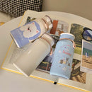 Axyaa Kawaii Puppy Stainless Steel Thermos Water Bottle for Girls
