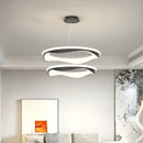 Axyaa Minimalist Art Ceiling Lamp White Black Pendant High-end Indoor Lighting