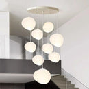 Axyaa Modern Indoor Pendant Chandelier LED Ceiling Light for Dining and Living Room