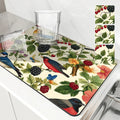 Axyaa Kitchen Absorbent Mat: Anti-skid, Quick Drain Pad for Dishes, Tableware, Bathroom.