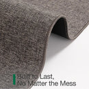Axyaa Entryway Door Mat 36x59 - Non Slip Rubber Backing, Easy Clean Indoor Doormat