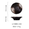 Axyaa Splashing Ink Sashimi Bowl Retro Salad Dessert Ceramic Tableware
