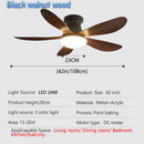 Axyaa Small Ceiling Fan Light Remote Control for Living Room