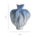 Axyaa Handmade Porcelain Irregular Tulip Flower Vase - Home Decoration