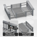 Axyaa Kitchen Sink Drain Basket: Multifunctional Storage & Washing Rack for Fruits/Vegetables