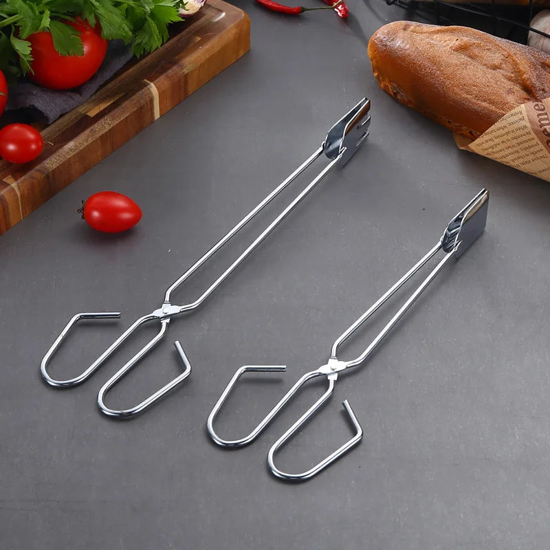 Axyaa BBQ Tongs: Cooking Grill, Fruit Salad Clamp, Barbecue Frying Tool