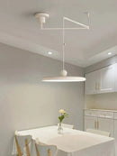 Axyaa French Style Dining Pendant Light: Adjustable, Rotatable Swing Arm Lamp for Dining, Bar & Island