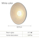 Axyaa Retro Wall Lamp: Wabi Sabi Round Sconce for Bedside, Corridor, Kitchen Decor