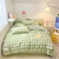 Axyaa Tuscan Faux Fur Fluffy Bedding Set Queen for Winter Skin-Friendly Warmth.