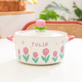 Axyaa Kawaii Flower Ramen Bowl 800ml