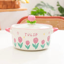 Axyaa Kawaii Flower Ramen Bowl 800ml