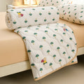 Axyaa Floral Print Quilted Comforter for Bed - Soft & Breathable Single/Double Size