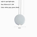 Axyaa Nordic LED Pendant Light Modern Resin Hanging Lamp for Dining Room