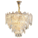 Axyaa Modern Luxury Crystal Chandelier for Living Room and Restaurant