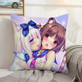 Axyaa Kawaii Cushion Cover 45 × 45: Decorative Pillowcase for Home, Car, Bed - 50x50 Size