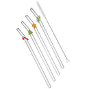 Axyaa Glass Straw Set: Reusable Eco-Friendly Smoothie Cocktail Bubble Tea Straws
