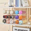 Axyaa Stackable Water Bottle Holder Beverage Organizer Rack for Home Organization
