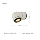 Axyaa Spanish Water Pipe Rotating Spotlight Floor Lamp for Home Decor