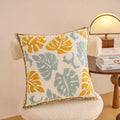 Axyaa Floral Embroidery Pillowcase 45x45: Home Decor Cushion Cover Sofa Headboard