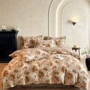 Axyaa High Gram Milk Fleece Bed Four-Piece Set - Light Luxury Style