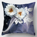 Axyaa Retro Flowers Pillowcase 45cmX45cm Square Sofa Cushion Cover
