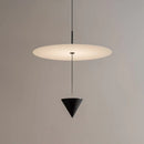 Axyaa Black LED Adjustable Suspension Pendant Light for Living Room, Bedroom, Kitchen and Dining