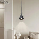 Axyaa Modern Black White Pendant Lights for Kitchen Dining Room Chandeliers
