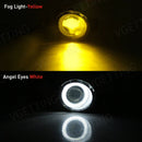 Axyaa LED Angel Eye Fog Lamp for Nissan Altima Sylphy Bluebird Versa Urvan
