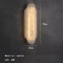 Axyaa Marble LED Wall Light 50/75cm Dimmable for Bedroom, Parlor, Hotel Room